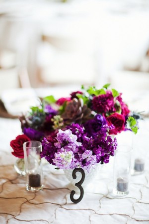 Violet-and-Raspberry-Centerpiece