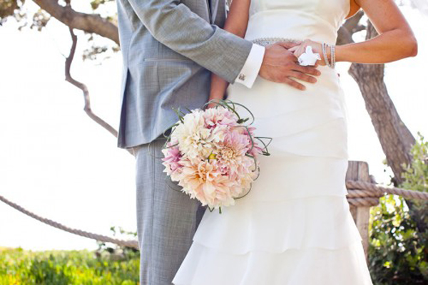 Pink-and-Salmon-Dahlia-Wedding-Bouquet