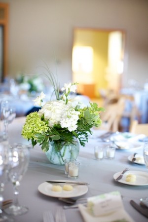Green-and-White-Centerpiece