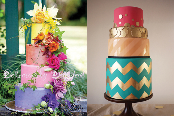 colorblock-wedding-cakes