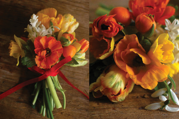 poppy-daffodil-spring-bouquet