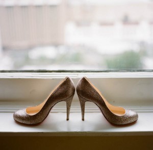 Glitter-Louboutin-Bridal-Shoes