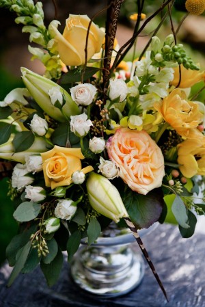 Peach-and-Yellow-Wedding-Centerpiece