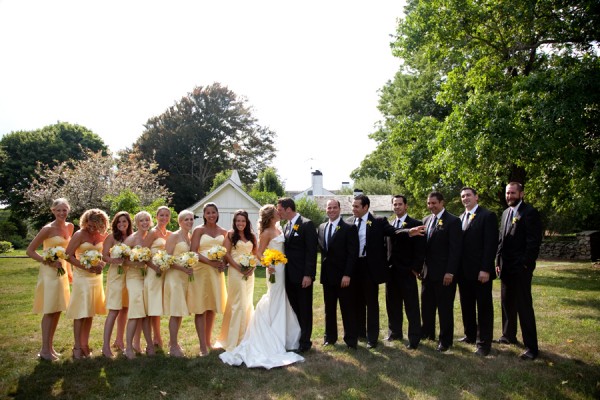 Yellow-and-Black-Bridal-Party
