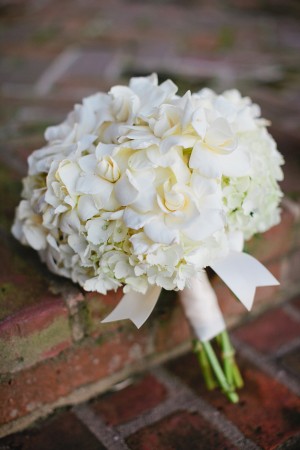 Gardenia-Hydrangea-Wedding-Bouquet