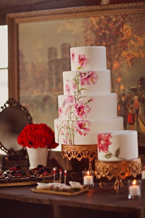 Hand-Painted-Wedding-Cake