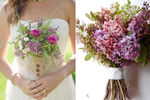 Organic-Lilac-Wedding-Bouquets