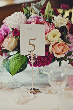 Bright and Colorful Wedding Centerpiece