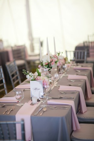 Elegant Pink And Gray Wedding 5