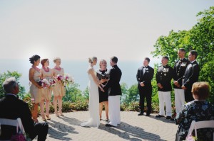 Lakefront Military Wedding