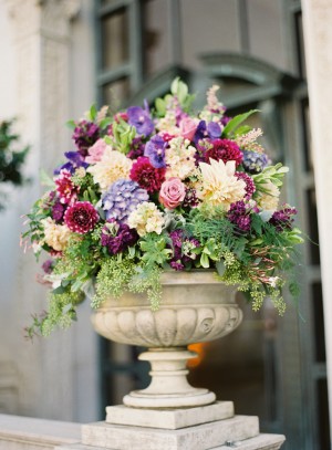 Large-Burgundy-and-Purple-Wedding-Floral-Arrangement