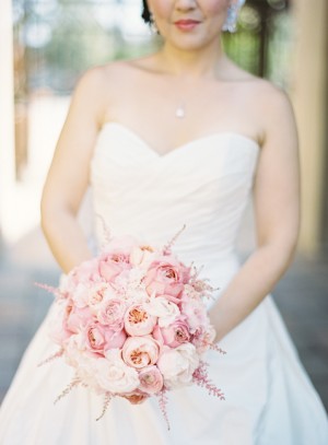 Pink Rose and Astilbe Bouquet