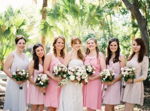 Soft Pink Bridesmaids Dresses