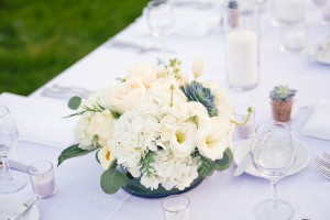 White Wedding Centerpiece