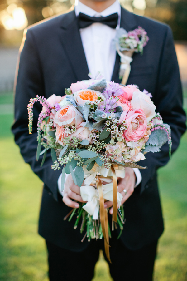 Wild and Colorful Wedding Bouquet
