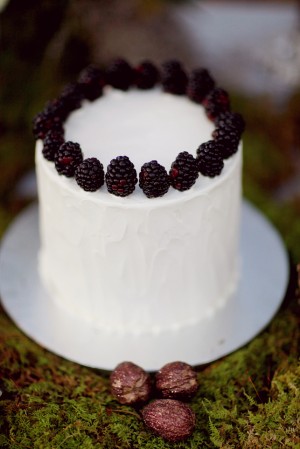 Blackberry Wedding Cake