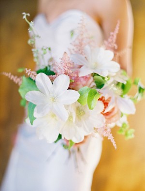 Clematis Astilbe Wedding Bouquet