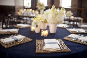 Navy Tablescape