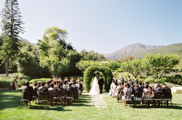 Outdoor Ranch Wedding Ceremony