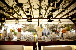Outdoor Wedding Reception Space