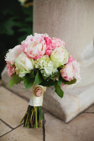 Rose and Peony Wedding Bouquet