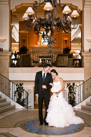 Sophisticated Black and White Wedding by Erin Hearts Court 20