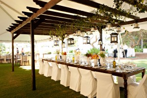 Tuscan Inspired Wedding Reception