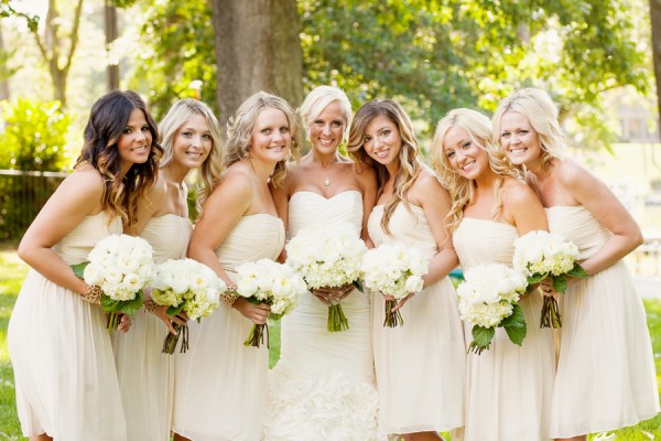 White Bridesmaids Dresses1
