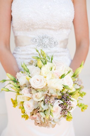 White and Ivory Wedding Bouquet
