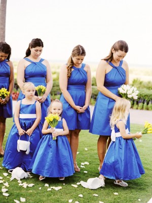 Blue Bridal Party Dresses