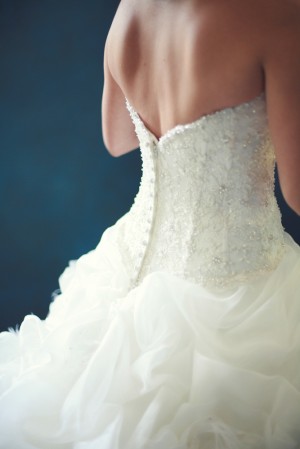 Elegant Beaded Wedding Gown