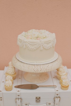 Elegant Old World Wedding Cake