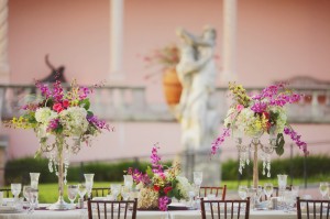Elegant Purple Outdoor Wedding