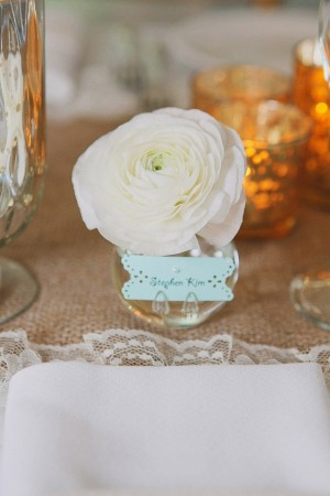 Flower Place Card Holders