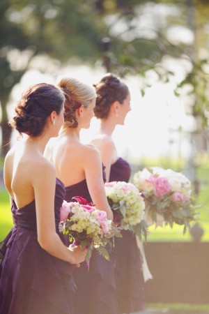 Grape Bridesmaids Dresses
