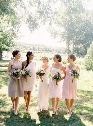 Pink Bridesmaids Dresses