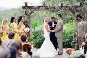Rustic Outdoor Wedding Ceremony