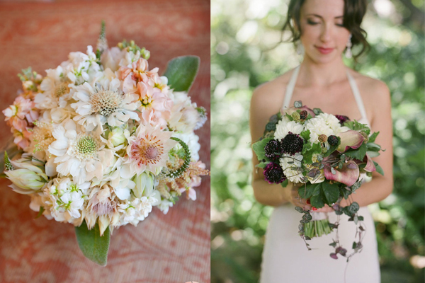 Rustic and Romantic Wedding Bouquets