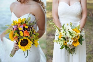 Sunflower Wedding Bouquets