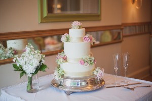Three Tier Round Wedding Cake