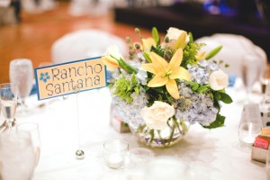 Yellow Lily Centerpiece