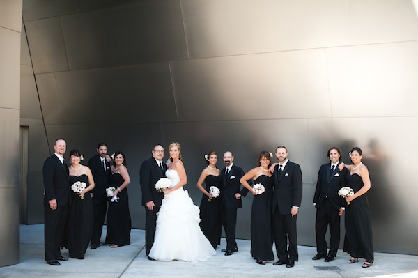 Bridal Party Wearing Classic Black