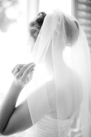 Classic Black and White Bridal Portrait Hazelnut Photography 1