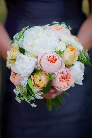 Elegant Pale Pink Yellow and Cream Bouquet