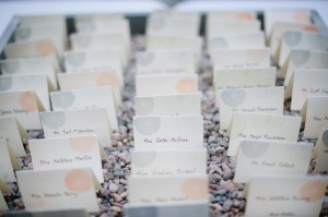 Floral Table Place Cards
