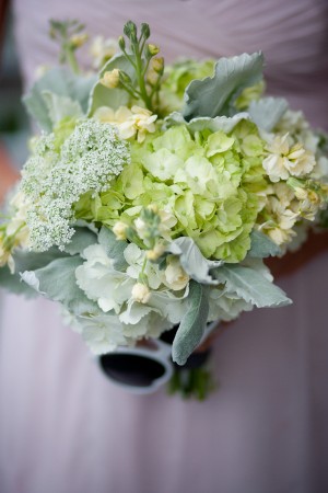 Hydrangea and Queen Annes Lace Bouquet