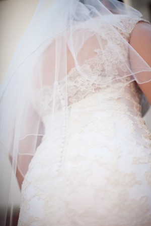 Lace Wedding Gown Back With Buttons