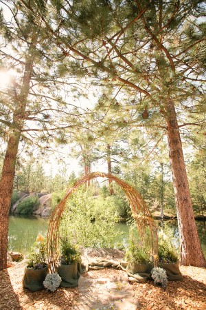 Lakeside Wedding Ceremony Arch