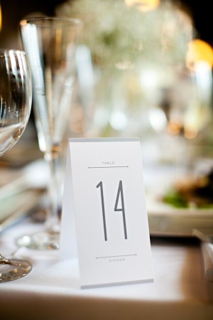 Modern Typography Table Numbers