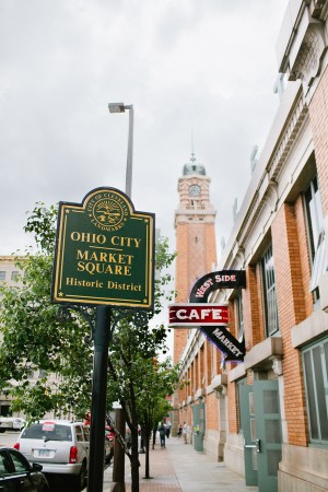 Ohio City Market Square Street Sign